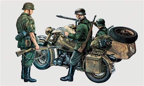 0315 - BMW R75 with sidecar