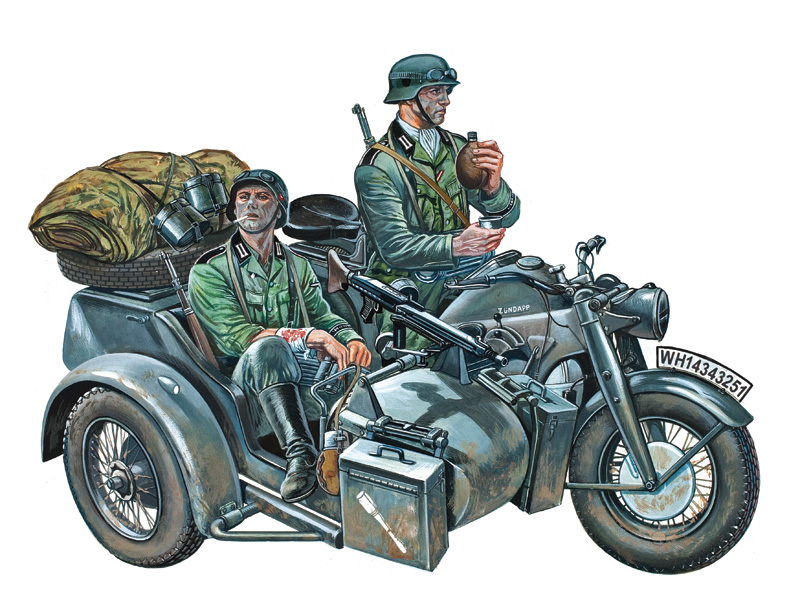 0317 - ZUNDAPP KS750 WITH SIDECAR
