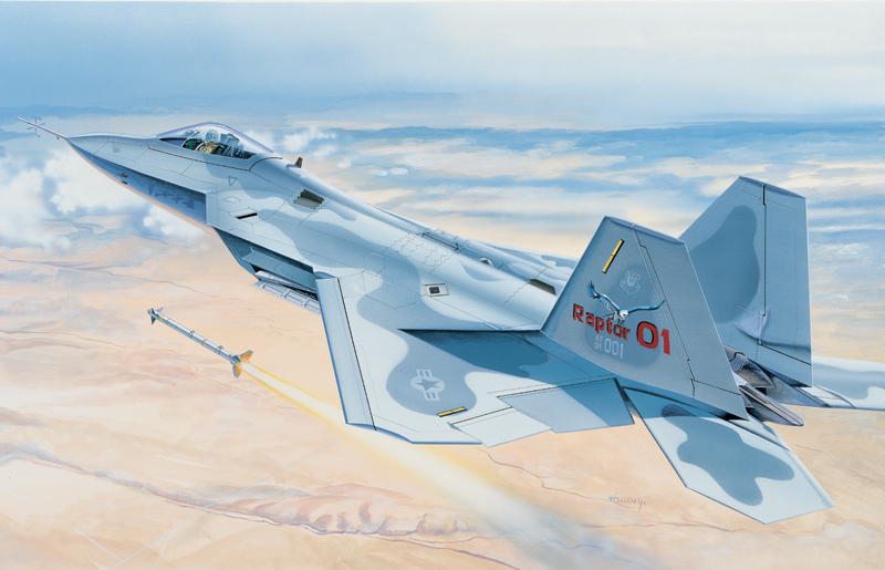 850 - F - 22 RAPTOR (1 : 48)