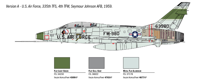 1398 - F-100F SUPER SABRE - Imagem 6