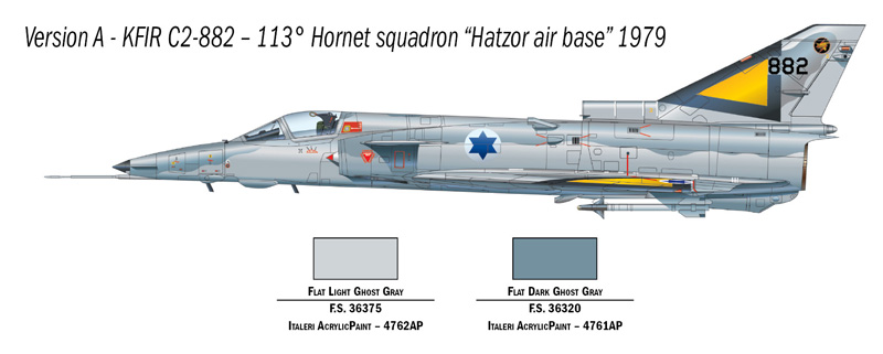 1408 - KFIR C.2 (1 : 72) - Imagem 5