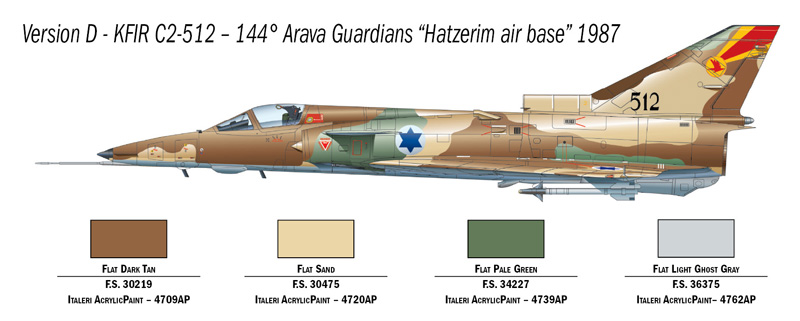 1408 - KFIR C.2 (1 : 72) - Imagem 8