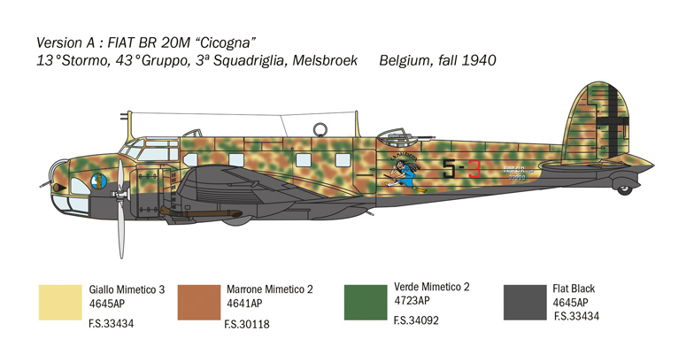 1447 - FIAT BR.20 Cicogna - Imagem 7