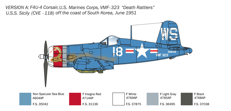1453 - F4U-4 Corsair - Korean War - Imagem 5