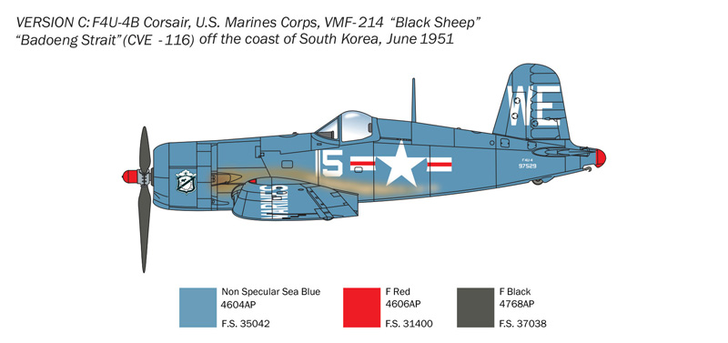 1453 - F4U-4 Corsair - Korean War - Imagem 7