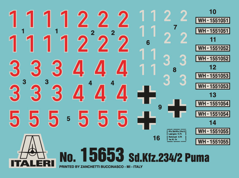 15753 - WWII SD.KFZ.234/2 PUMA (1 : 56) - Imagem 3