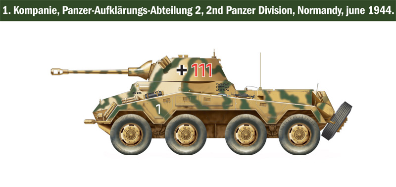 15753 - WWII SD.KFZ.234/2 PUMA (1 : 56) - Imagem 5