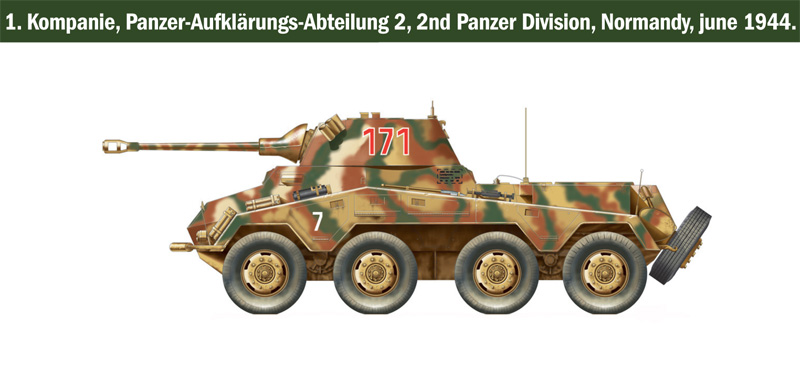15753 - WWII SD.KFZ.234/2 PUMA (1 : 56) - Imagem 6