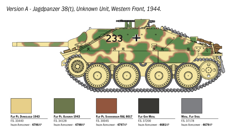 15767 - JAGDPANZER 38(t) HETZER (1 : 56) - Imagem 7
