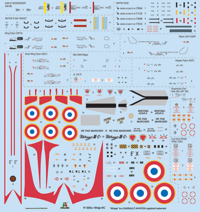 2505 - Mirage IIIC (1 : 32) - Imagem 9