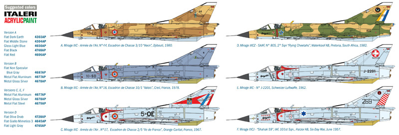 2505 - Mirage IIIC (1 : 32) - Imagem 11