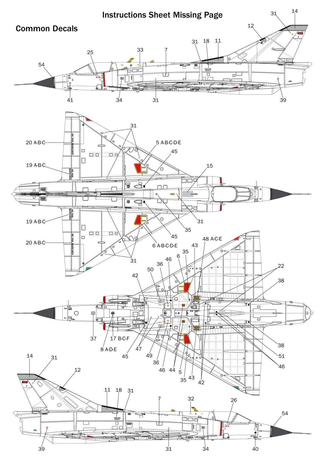 2505 - Mirage IIIC (1 : 32) - Imagem 12