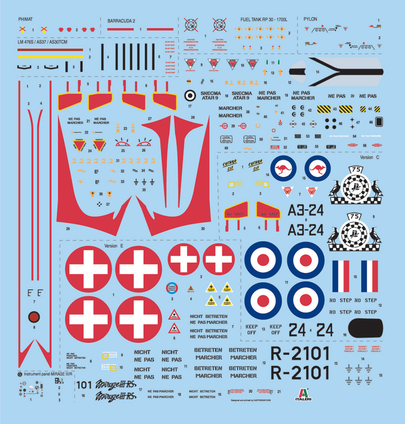 2510 - MIRAGE III E/R (1 : 32) - Imagem 7
