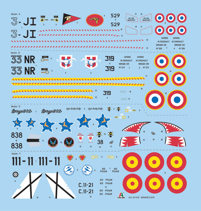 2510 - MIRAGE III E/R (1 : 32) - Imagem 8