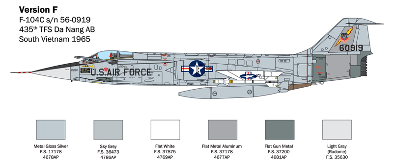 2515 - F-104 STARFIGHTER A/C - Imagem 3