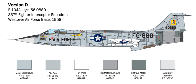 2515 - F-104 STARFIGHTER A/C - Imagem 16