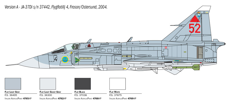 2785 - SAAB JA 37/AJ 37 VIGGEN - Imagem 7