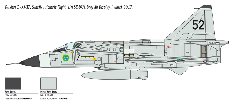 2785 - SAAB JA 37/AJ 37 VIGGEN - Imagem 9