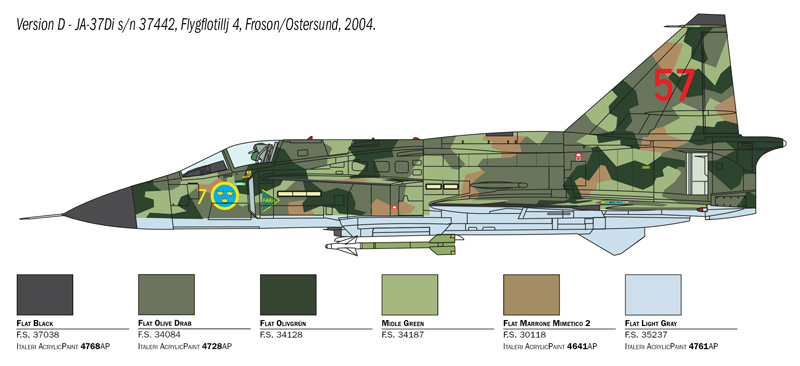 2785 - SAAB JA 37/AJ 37 VIGGEN - Imagem 10