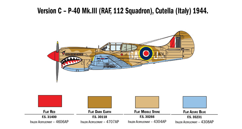 2795 - P-40 E/K KITTYHAWK - Imagem 11