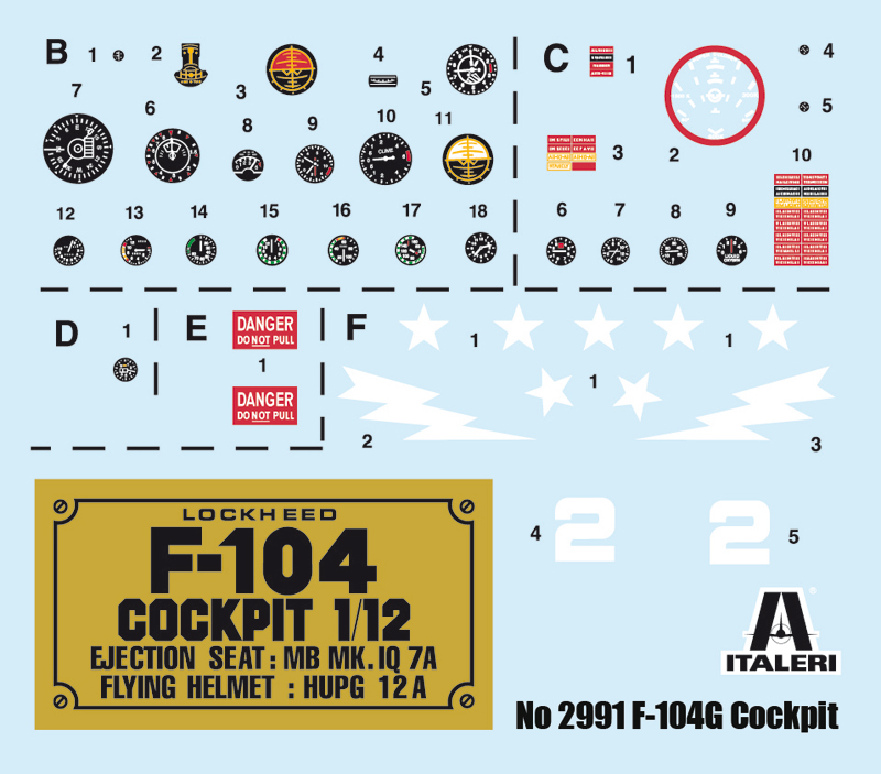 2991 - F-104 G COCKPIT - Imagem 9
