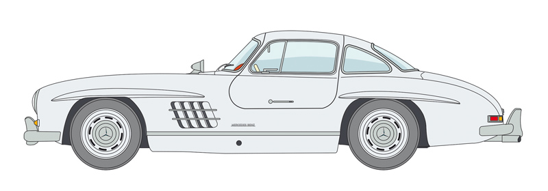 3645 - MERCEDES BENZ 300 SL GULLWING - Imagem 6
