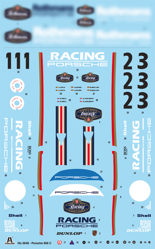 3648 - PORSCHE 956 (1 : 24) - Imagem 5