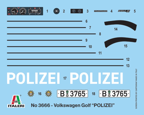 3666 - VW Golf Polizei - Imagem 4