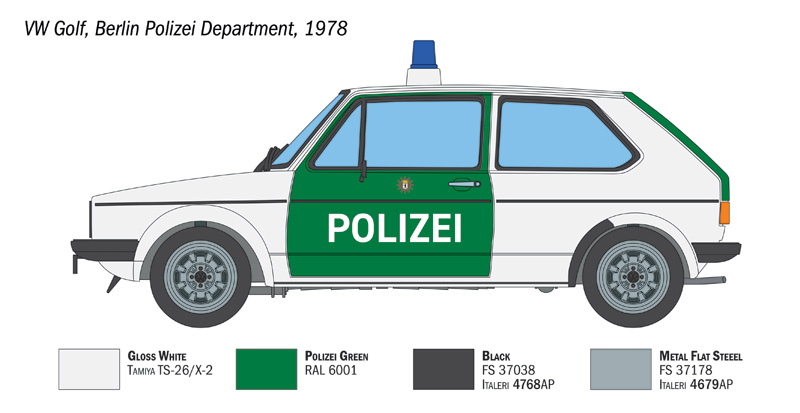 3666 - VW Golf Polizei - Imagem 5