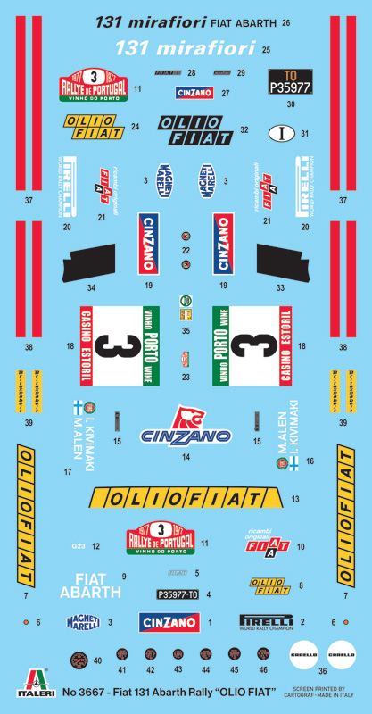 3667 - FIAT 131 Abarth Rally OLIO FIAT - Imagem 6