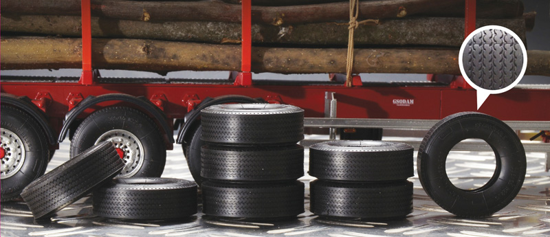 3890 - Trailer Rubber Tyres
