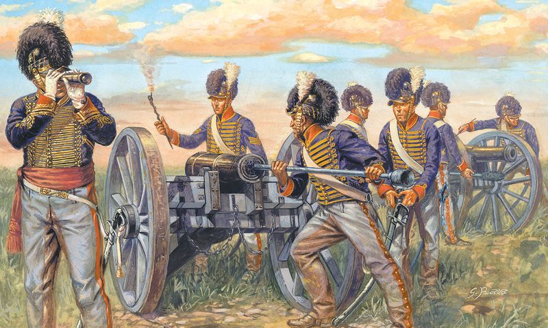 6041 - WATERLOO (200years) BRITISH ARTILLERY