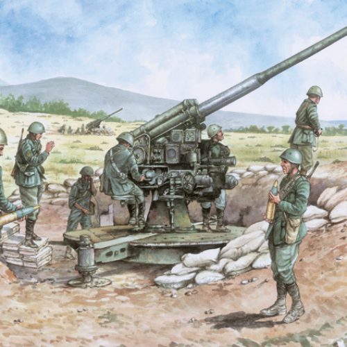 6122 – ITALIAN 90/53 GUN with CREW
