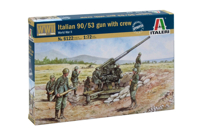 6122 - ITALIAN 90/53 GUN with CREW - Imagem 2