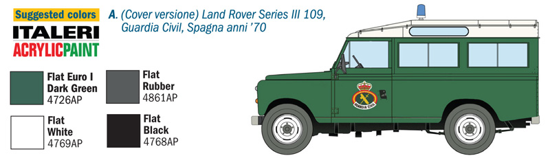 6542 - LAND ROVER SERIES III 109 "Guardia Civil" - Imagem 9