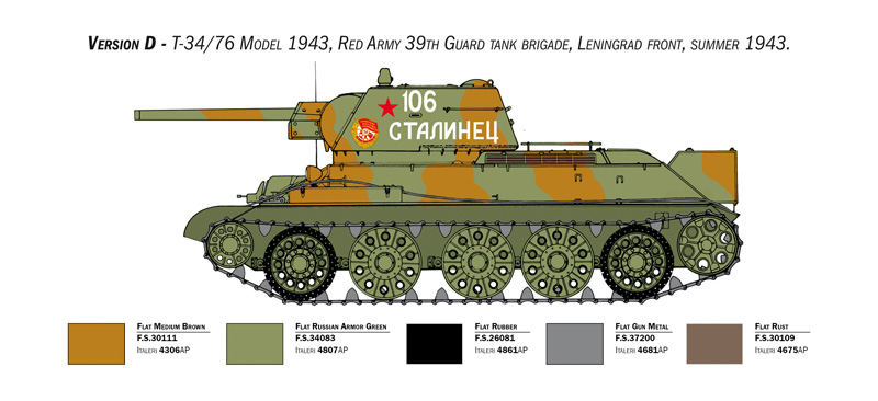 6570 - T-34/76 Model 1943 Early Version Premium Edition - Imagem 15