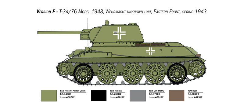 6570 - T-34/76 Model 1943 Early Version Premium Edition - Imagem 17