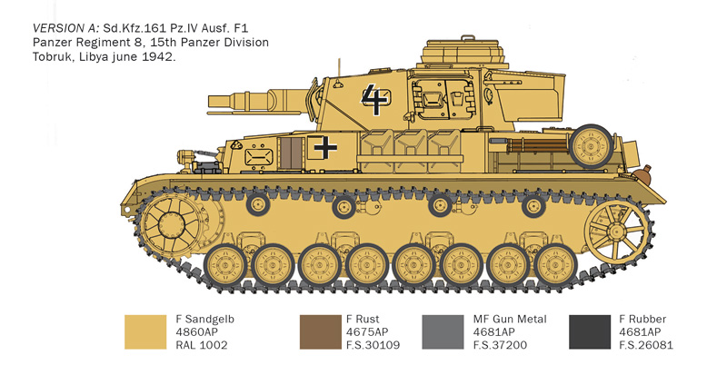 6593 - Pz.Kpfw.IV F1/F2/G With Afrika Korps Infantry - Imagem 8