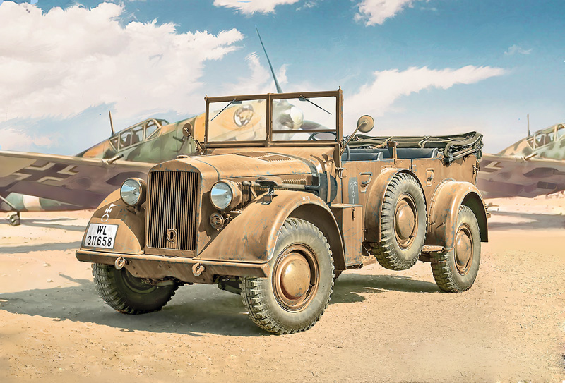 6597 - Kfz. 12 Horch 901 typ 40 frühen Ausf