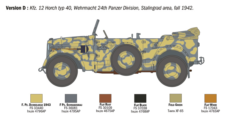 6597 - Kfz. 12 Horch 901 typ 40 frühen Ausf - Imagem 10