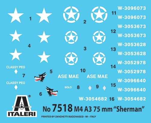 7518 - SHERMAN M4 - FAST ASSEMBLY - Imagem 3