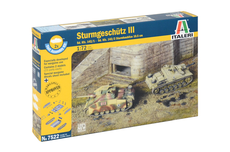 7522 - STURMGESCHUTZ III - FAST ASSEMBLY - Imagem 2