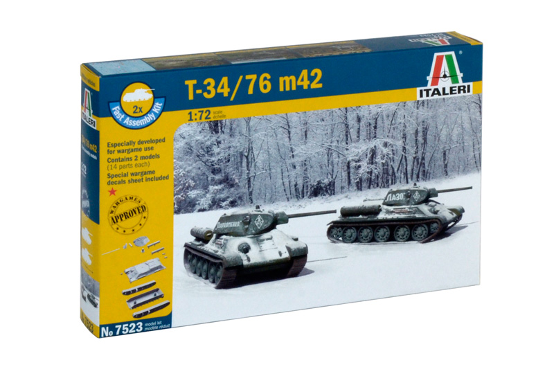 7523 - T34/76 m42 FAST ASSEMBLY - Imagem 2