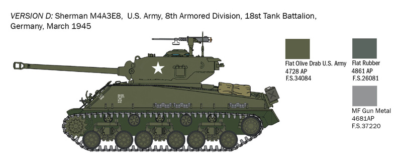 25772 - M4A3E8 Sherman - Imagem 7