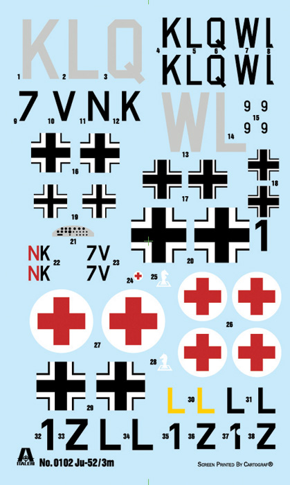 0102 JUNKERS JU 52/3m (1 : 72) - Imagem 3