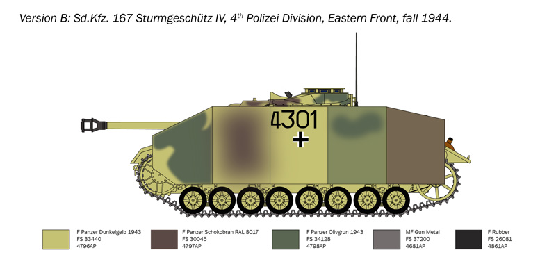0223 STURMGESCHUTZ IV (1 : 35) - Imagem 7