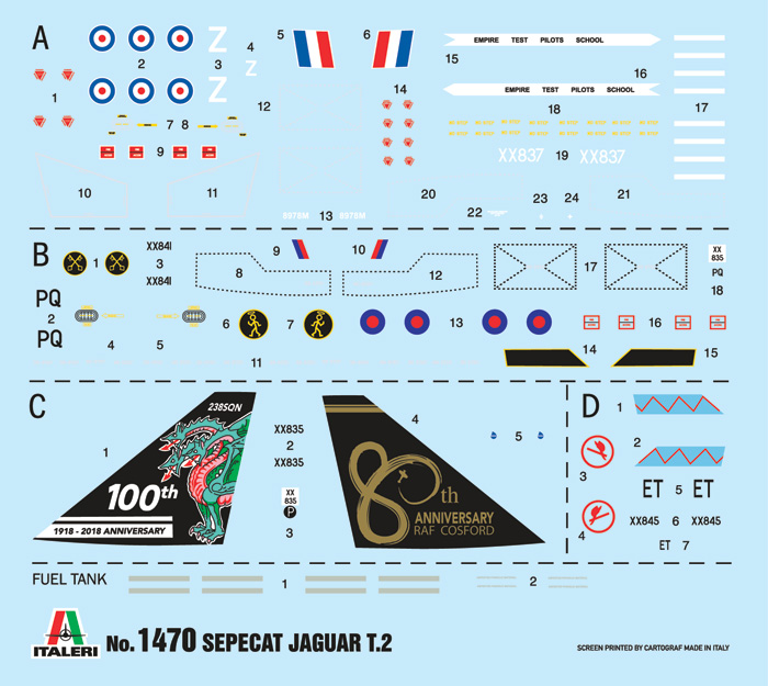 1470 - JAGUAR T.2 R.A.F. TRAINER - Imagem 3