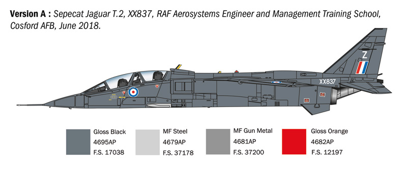 1470 - JAGUAR T.2 R.A.F. TRAINER - Imagem 7