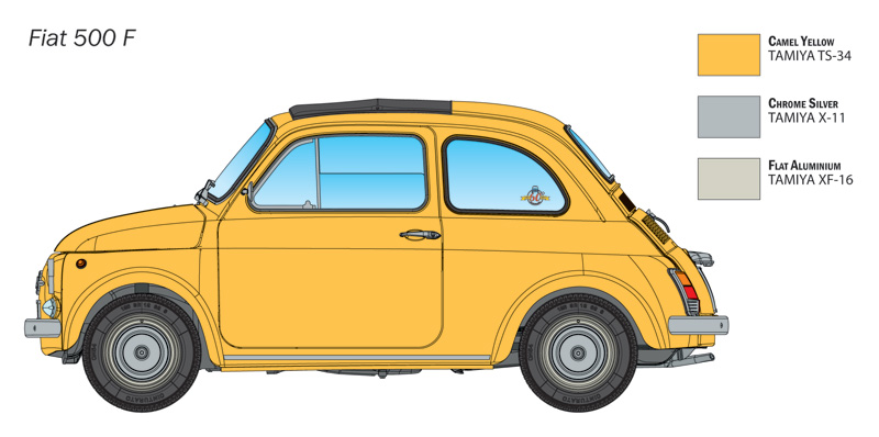 4715 - FIAT 500 F 1968 upgraded edition - Imagem 4