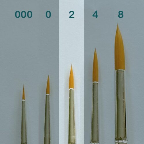 51205 – – 2 Pincel ponta redonda